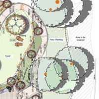 part of landscape design for cairns hillside garden